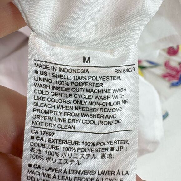 Banana Republic Skirt Womens Medium Pleated Floral Flowy Midi Career Formal - Picture 7 of 8